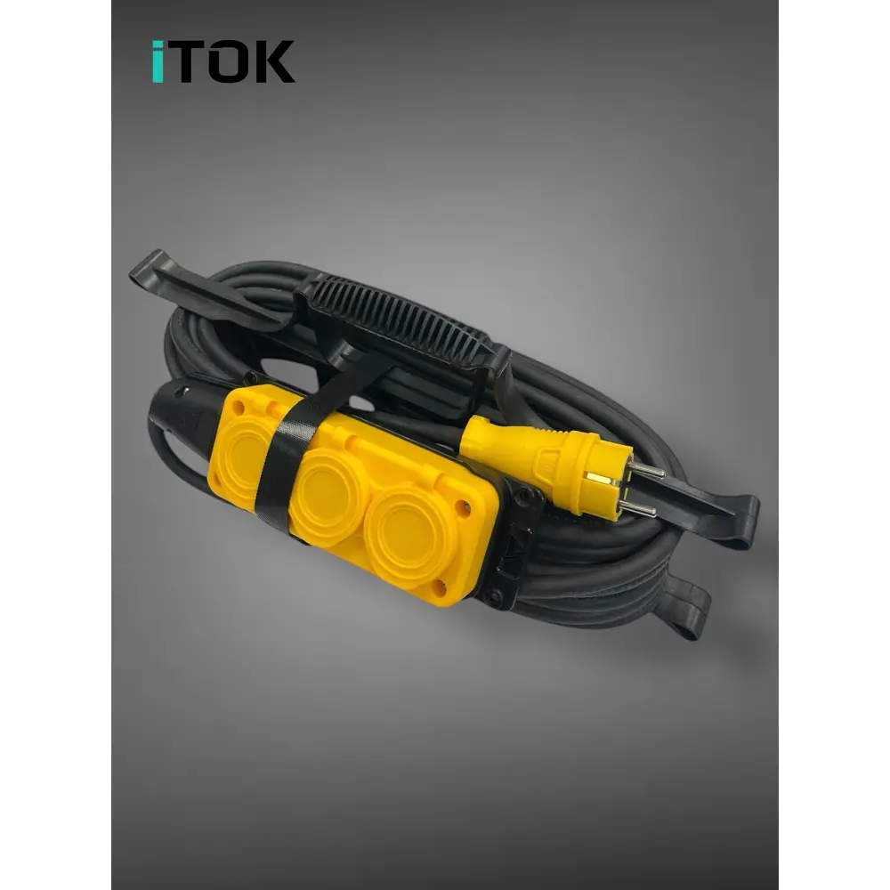 Фото 14 Удлинитель-шнур Itok i-connect-color-SUR-PVS-310-3-54-30-yellow 3x1 30 м 3 розетки 2200 Вт с заземлением IP54 цвет желтый Фото 14 Удлинитель-шнур Itok i-connect-color-SUR-PVS-310-3-54-30-yellow 3x1 30 м 3 розетки 2200 Вт с заземлением IP54 цвет желтый