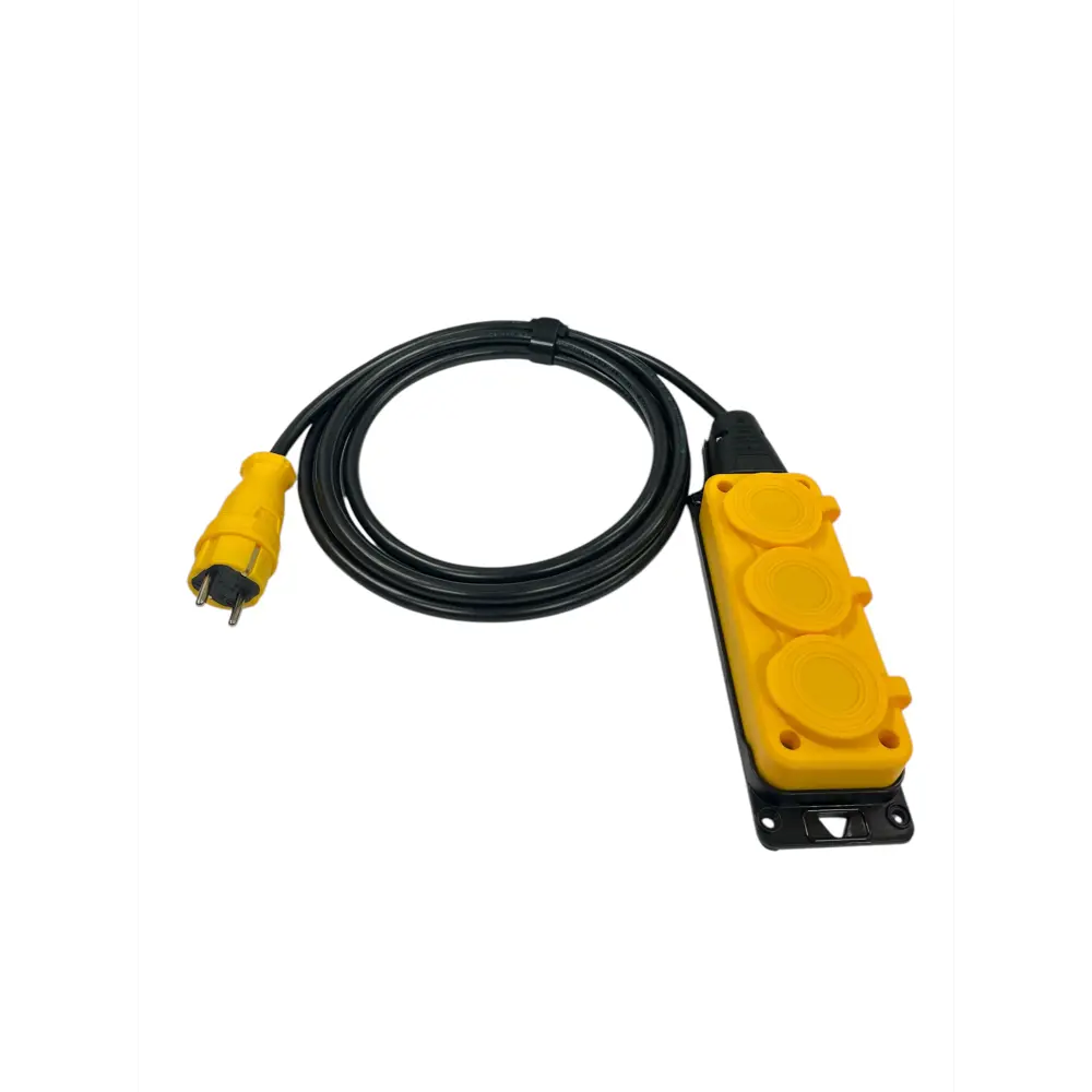 Фото Удлинитель-шнур Itok i-connect-color-SU-PVS-325-3-54-5-yellow 3x2.5 5 м 3 розетки 3500 Вт с заземлением IP54 цвет желтый Фото Удлинитель-шнур Itok i-connect-color-SU-PVS-325-3-54-5-yellow 3x2.5 5 м 3 розетки 3500 Вт с заземлением IP54 цвет желтый
