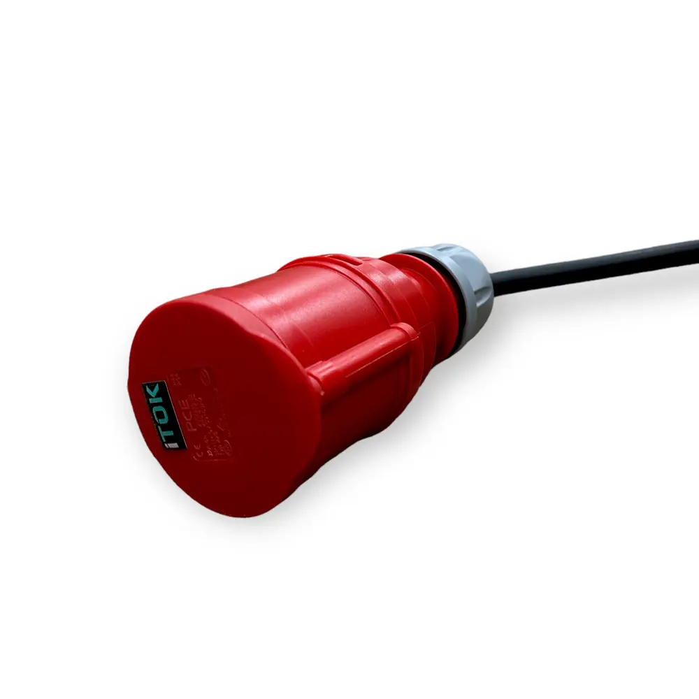 Фото 4 Удлинитель-шнур Itok i-CONNECT-PRO-SUS-KG-340-VR-380-5-44-3 3x4 5 м 1 розетка 20000 Вт с заземлением IP44 цвет красный Фото 4 Удлинитель-шнур Itok i-CONNECT-PRO-SUS-KG-340-VR-380-5-44-3 3x4 5 м 1 розетка 20000 Вт с заземлением IP44 цвет красный