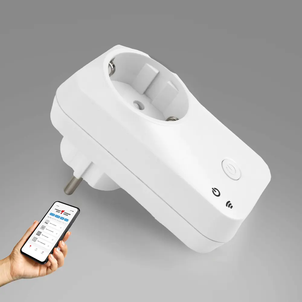 Фото Умная розетка Wi-Fi Elektrostandard 76100/00 3500W цвет белый Фото Умная розетка Wi-Fi Elektrostandard 76100/00 3500W цвет белый