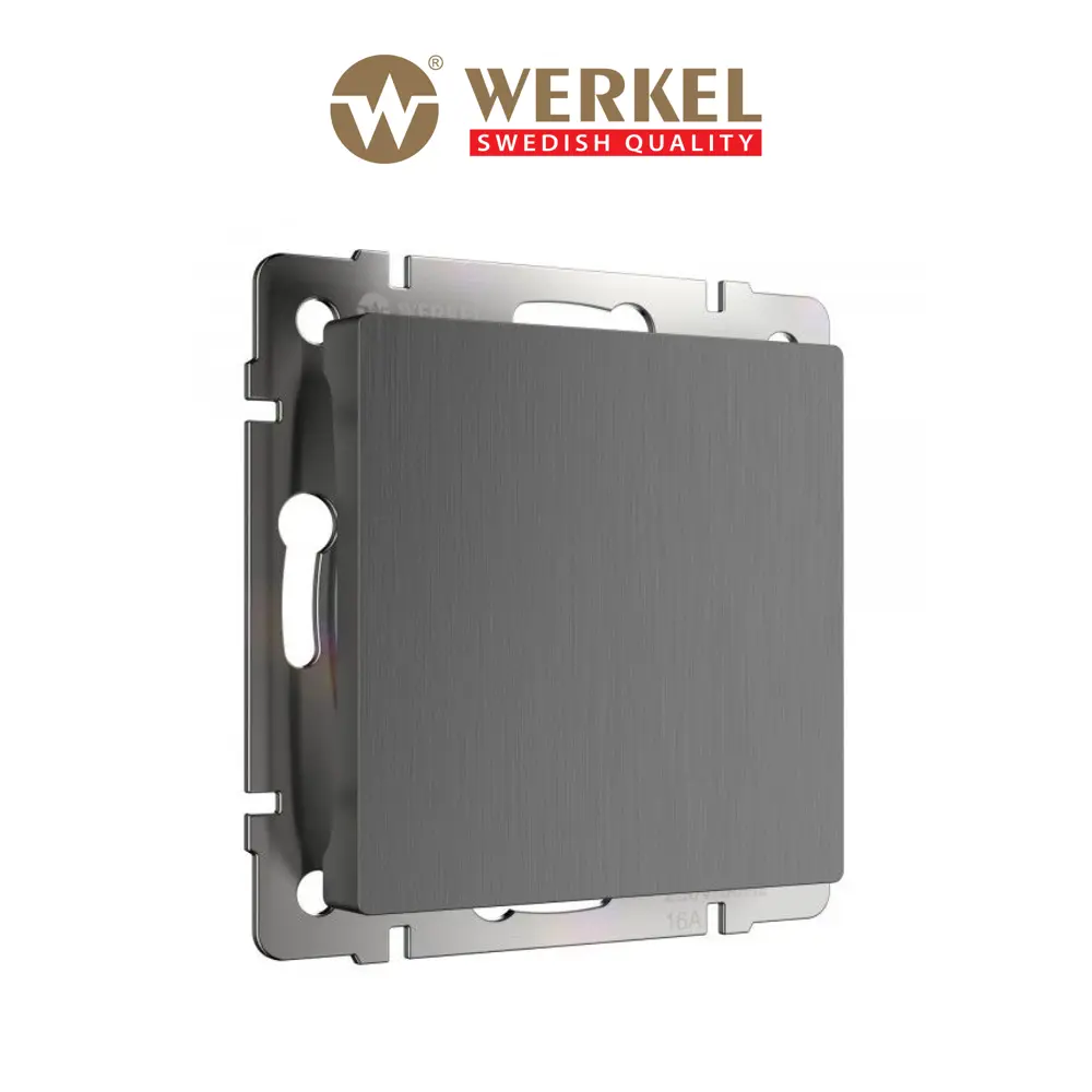 Фото 2 Заглушка Werkel W1159204 цвет графит рифленый Фото 2 Заглушка Werkel W1159204 цвет графит рифленый