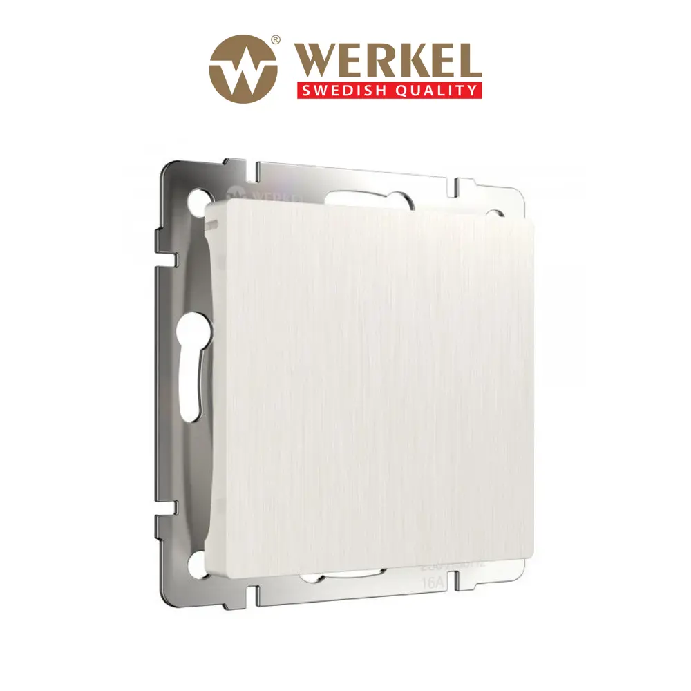 Фото Заглушка Werkel W1159213 цвет перламутровый рифленый Фото Заглушка Werkel W1159213 цвет перламутровый рифленый