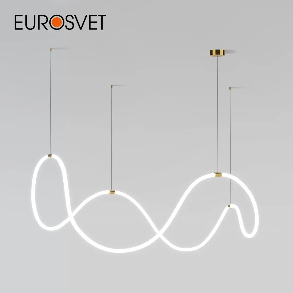 Фото Светильник подвесной светодиодный EUROSVET a061896 Full light 17 м² изменение оттенков белого цвет белый/латунь Фото Светильник подвесной светодиодный EUROSVET a061896 Full light 17 м² изменение оттенков белого цвет белый/латунь