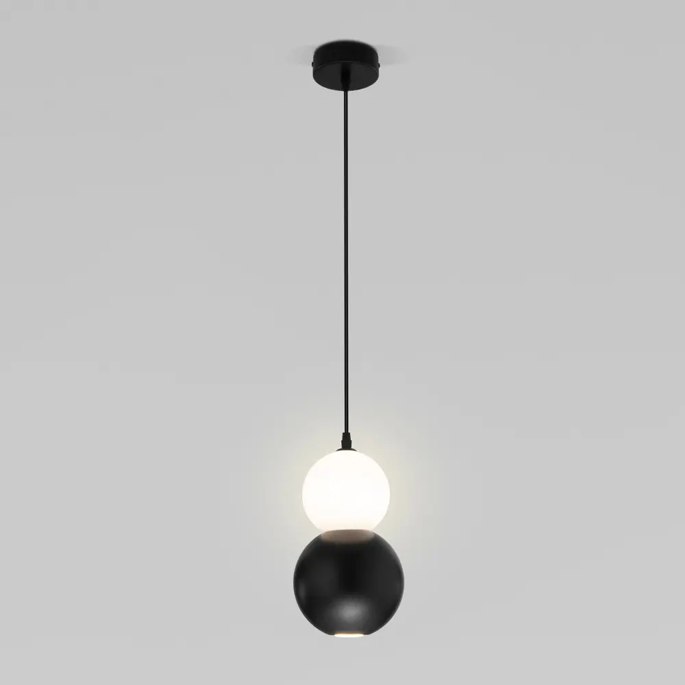 Фото 6 Светильник подвесной светодиодный EUROSVET 50251/1 LED Polar 3 м² нейтральный белый свет цвет черный/белый матовый Фото 6 Светильник подвесной светодиодный EUROSVET 50251/1 LED Polar 3 м² нейтральный белый свет цвет черный/белый матовый