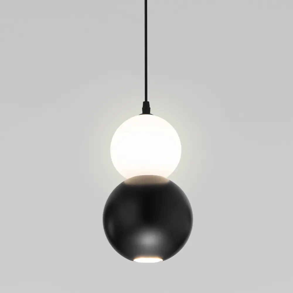 Фото 7 Светильник подвесной светодиодный EUROSVET 50251/1 LED Polar 3 м² нейтральный белый свет цвет черный/белый матовый Фото 7 Светильник подвесной светодиодный EUROSVET 50251/1 LED Polar 3 м² нейтральный белый свет цвет черный/белый матовый