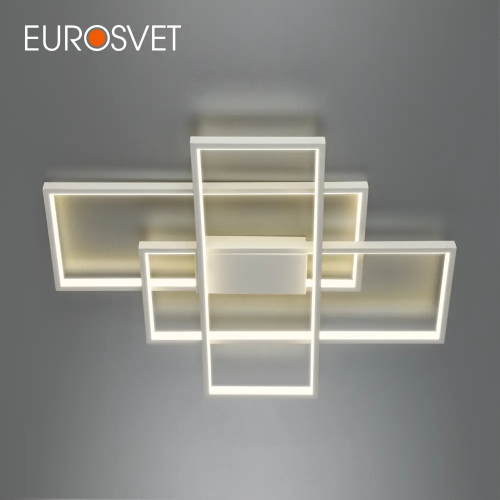 Фото Светильник светодиодный Eurosvet Direct 90177/3 белый 65 Вт 18 м² Фото Светильник светодиодный Eurosvet Direct 90177/3 белый 65 Вт 18 м²