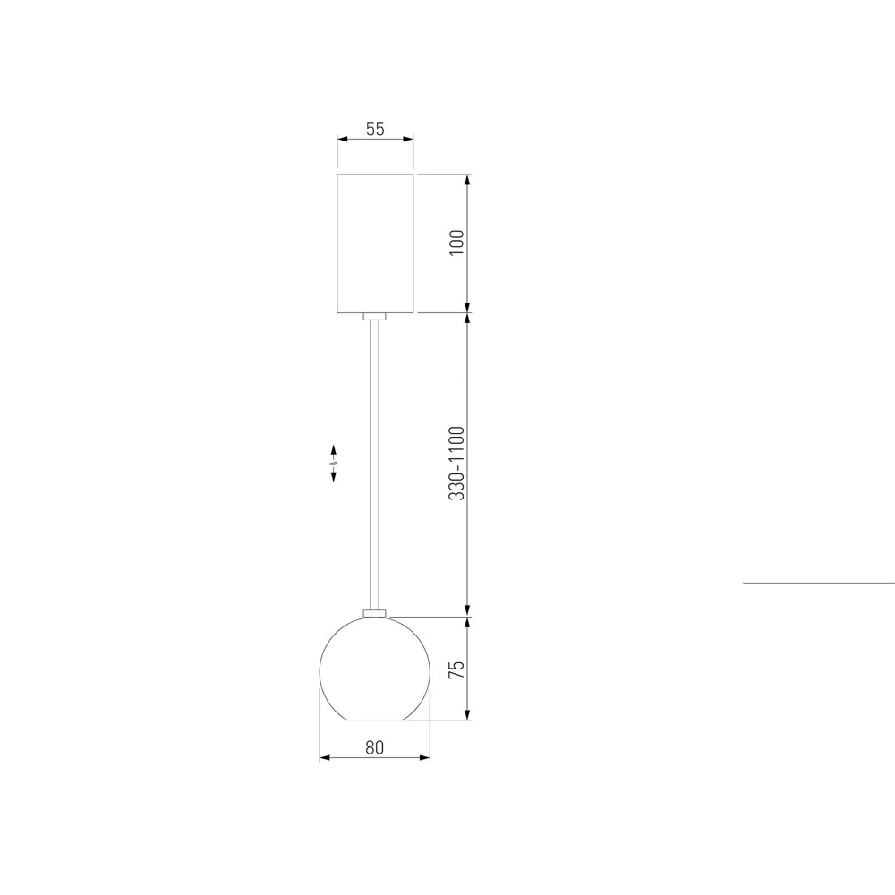 Фото 9 Светильник подвесной светодиодный Elektrostandard Giro a055672 3 м² нейтральный белый свет цвет черный