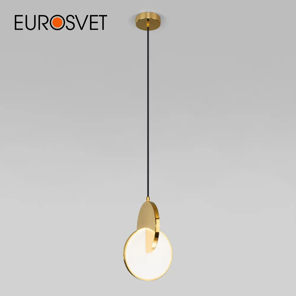 Фото 2 Светильник подвесной EUROSVET a057336 Lang 1 м² цвет золотой Фото 2 Светильник подвесной EUROSVET a057336 Lang 1 м² цвет золотой