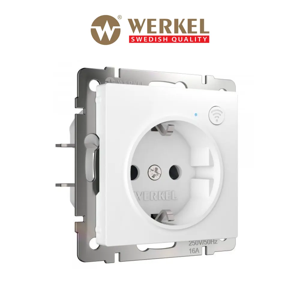 Фото 2 Розетка Wi-Fi Werkel W1171601 цвет белый Фото 2 Розетка Wi-Fi Werkel W1171601 цвет белый
