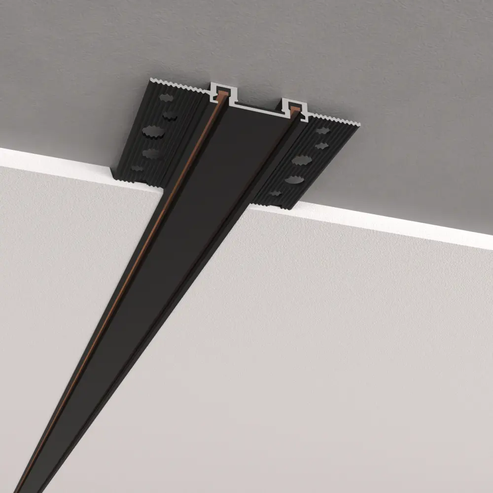 Фото 4 Шинопровод встраиваемый Elektrostandard Flat Magnetic 85130/00 2 м цвет черный Фото 4 Шинопровод встраиваемый Elektrostandard Flat Magnetic 85130/00 2 м цвет черный