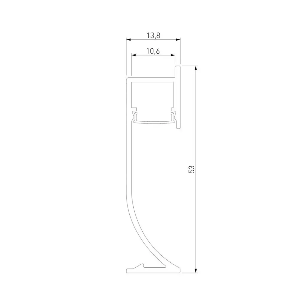 Фото 2 Алюминиевый профиль для светодиодной ленты Elektrostandard LL-2-ALP021 на плинтус цвет серый Фото 2 Алюминиевый профиль для светодиодной ленты Elektrostandard LL-2-ALP021 на плинтус цвет серый