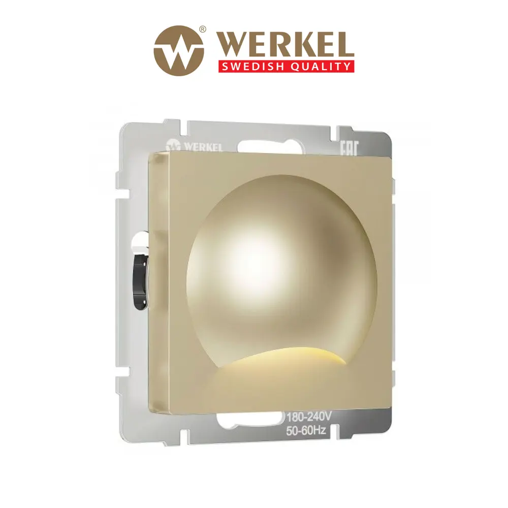 Фото Подсветка встраиваемая светодиодная WERKEL W1154411 IP20 цвет шампань