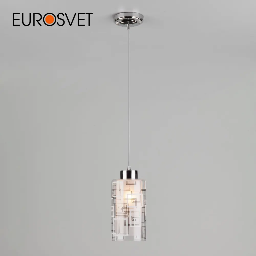 Фото Подвесной светильник EUROSVET 50002/1 хром Фото Подвесной светильник EUROSVET 50002/1 хром