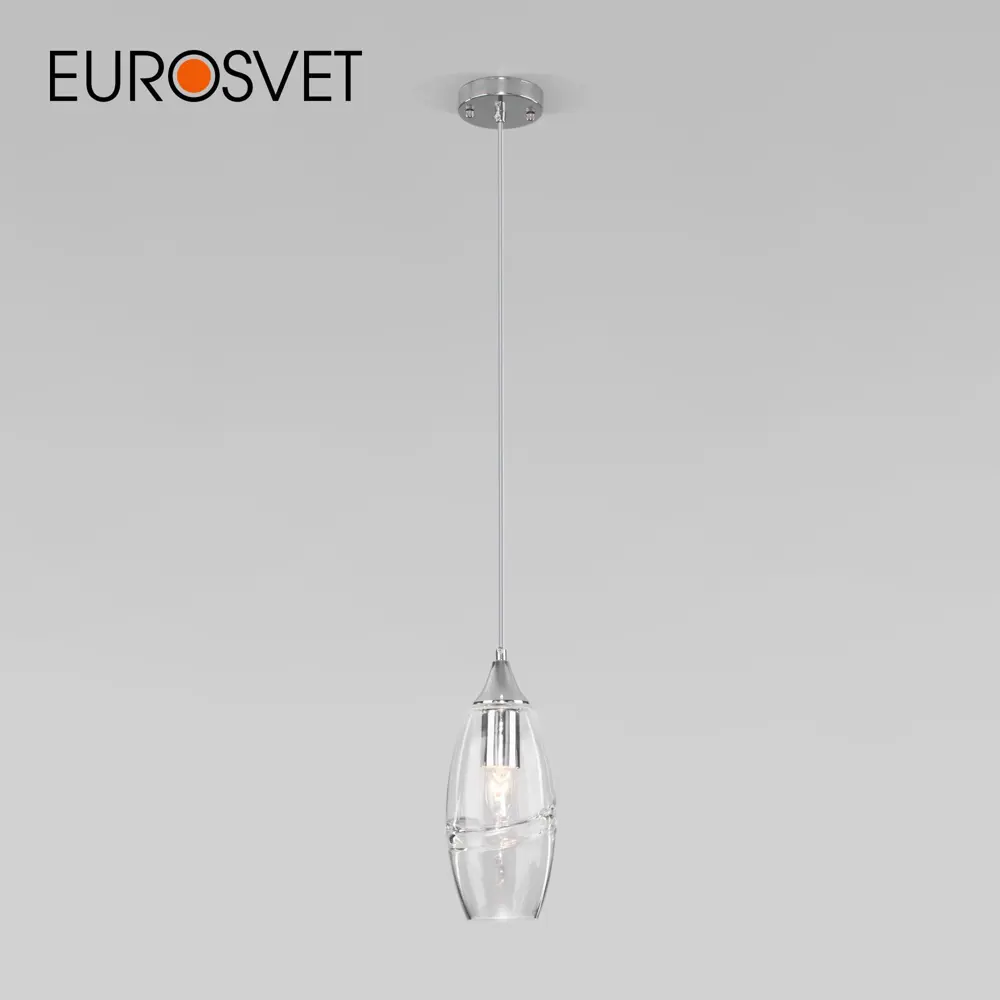 Фото Подвесной светильник EUROSVET 50222/1 прозрачный