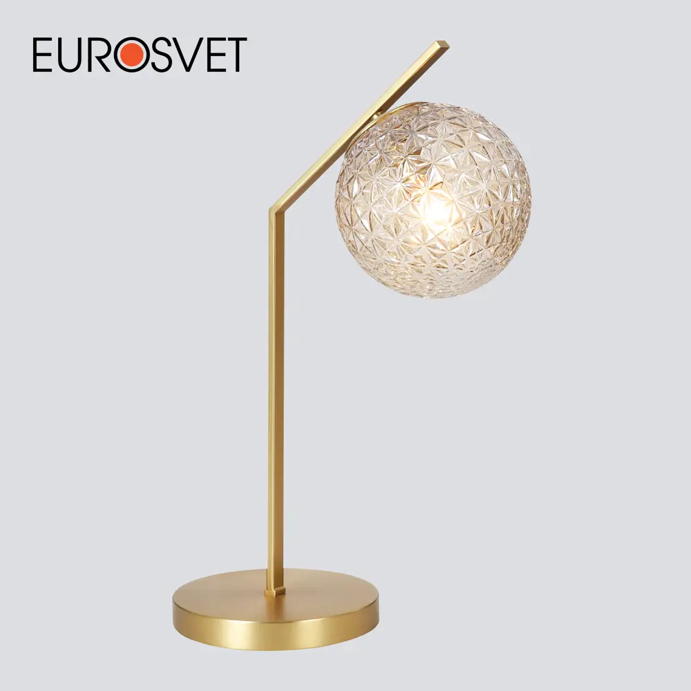 Фото Лампа настольная Eurosvet Shape 01213/1 цвет янтарный Фото Лампа настольная Eurosvet Shape 01213/1 цвет янтарный