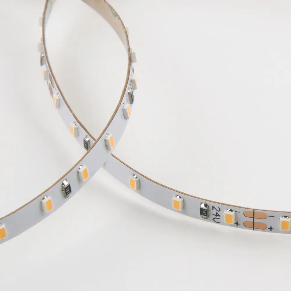 Фото 8 Лента светодиодная Elektrostandard 2116 24V 120Led 8W IP20 SMD 2118 120диод/8 Вт/м 24 В IP20 5 м теплый белый свет