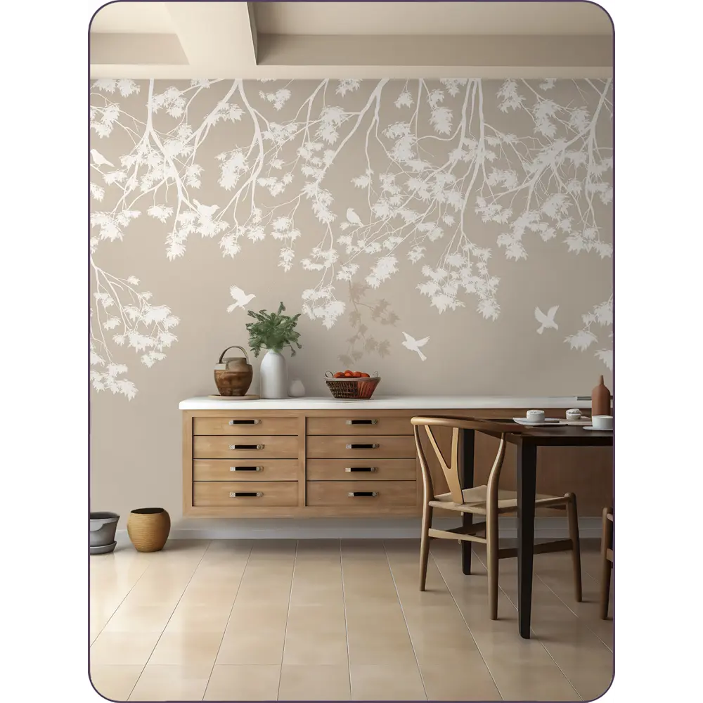 Фото 3 Фотообои флизелиновые 3D Barton Wall Растения N16502-B 200x270 см Фото 3 Фотообои флизелиновые 3D Barton Wall Растения N16502-B 200x270 см