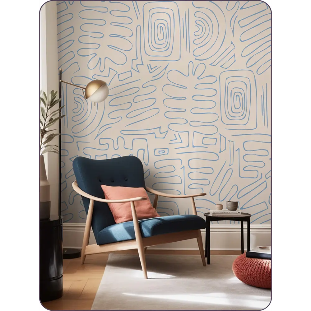 Фото 2 Фотообои флизелиновые 3d Barton wall M26904-C Линии геометрия абстракция 400x270 см Фото 2 Фотообои флизелиновые 3d Barton wall M26904-C Линии геометрия абстракция 400x270 см