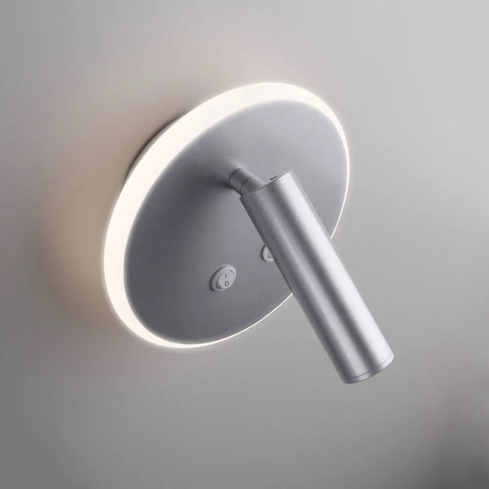 Фото 9 Настенный светодиодный светильник Tera LED MRL LED 1014 серебро