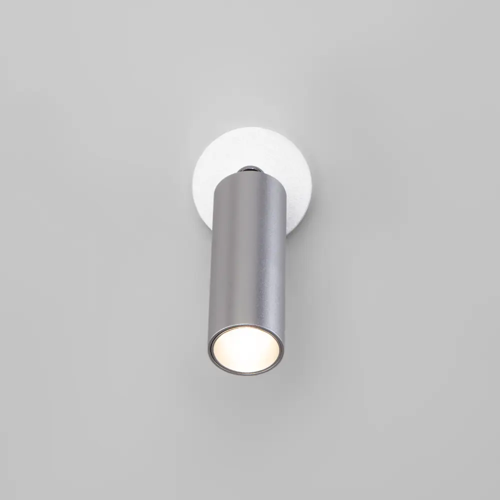 Фото 2 Настенный светильник светодиодный EUROSVET 20133/1 LED Pin a058950 нейтральный белый свет цвет серебро Фото 2 Настенный светильник светодиодный EUROSVET 20133/1 LED Pin a058950 нейтральный белый свет цвет серебро