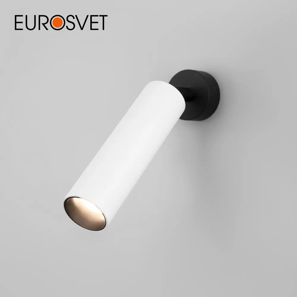 Фото Настенный светильник светодиодный EUROSVET 20128/1 LED Ease a058947 нейтральный белый свет цвет черный/белый Фото Настенный светильник светодиодный EUROSVET 20128/1 LED Ease a058947 нейтральный белый свет цвет черный/белый