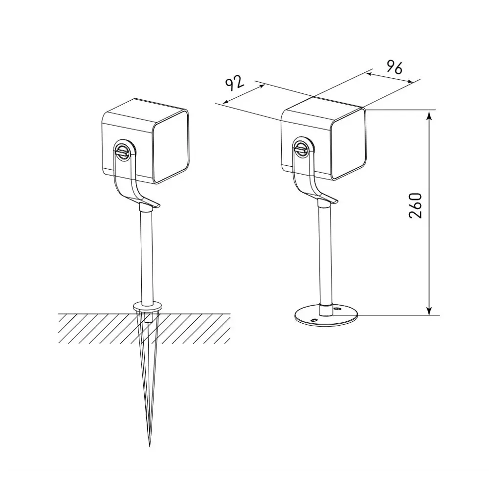 Фото 9 Светильник ландшафтный светодиодный Elektrostandard 35142/S Visor IP65 нейтральный белый свет цвет чёрный 26 см Фото 9 Светильник ландшафтный светодиодный Elektrostandard 35142/S Visor IP65 нейтральный белый свет цвет чёрный 26 см
