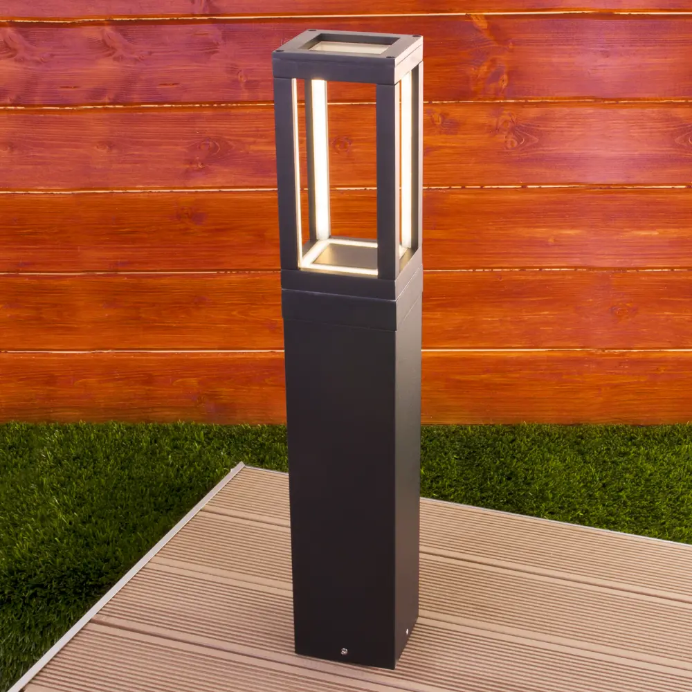 Фото 3 Светильник ландшафтный светодиодный Elektrostandard Frame 1529 TECHNO IP54 цвет серый 70 см Фото 3 Светильник ландшафтный светодиодный Elektrostandard Frame 1529 TECHNO IP54 цвет серый 70 см