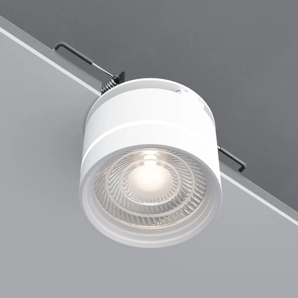 Фото 6 Светильник точечный встраиваемый светодиодный Elektrostandard 25035/LED Stark под отверстие 67 мм 1 м² цвет белый Фото 6 Светильник точечный встраиваемый светодиодный Elektrostandard 25035/LED Stark под отверстие 67 мм 1 м² цвет белый