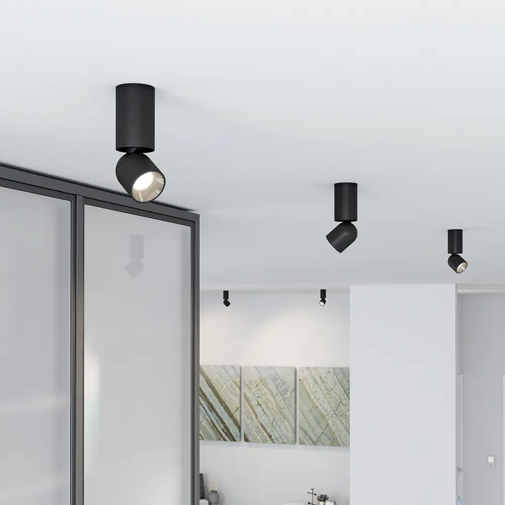 Фото 6 Светильник точечный накладной светодиодный Elektrostandard A066398 1 м² цвет черный Фото 6 Светильник точечный накладной светодиодный Elektrostandard A066398 1 м² цвет черный
