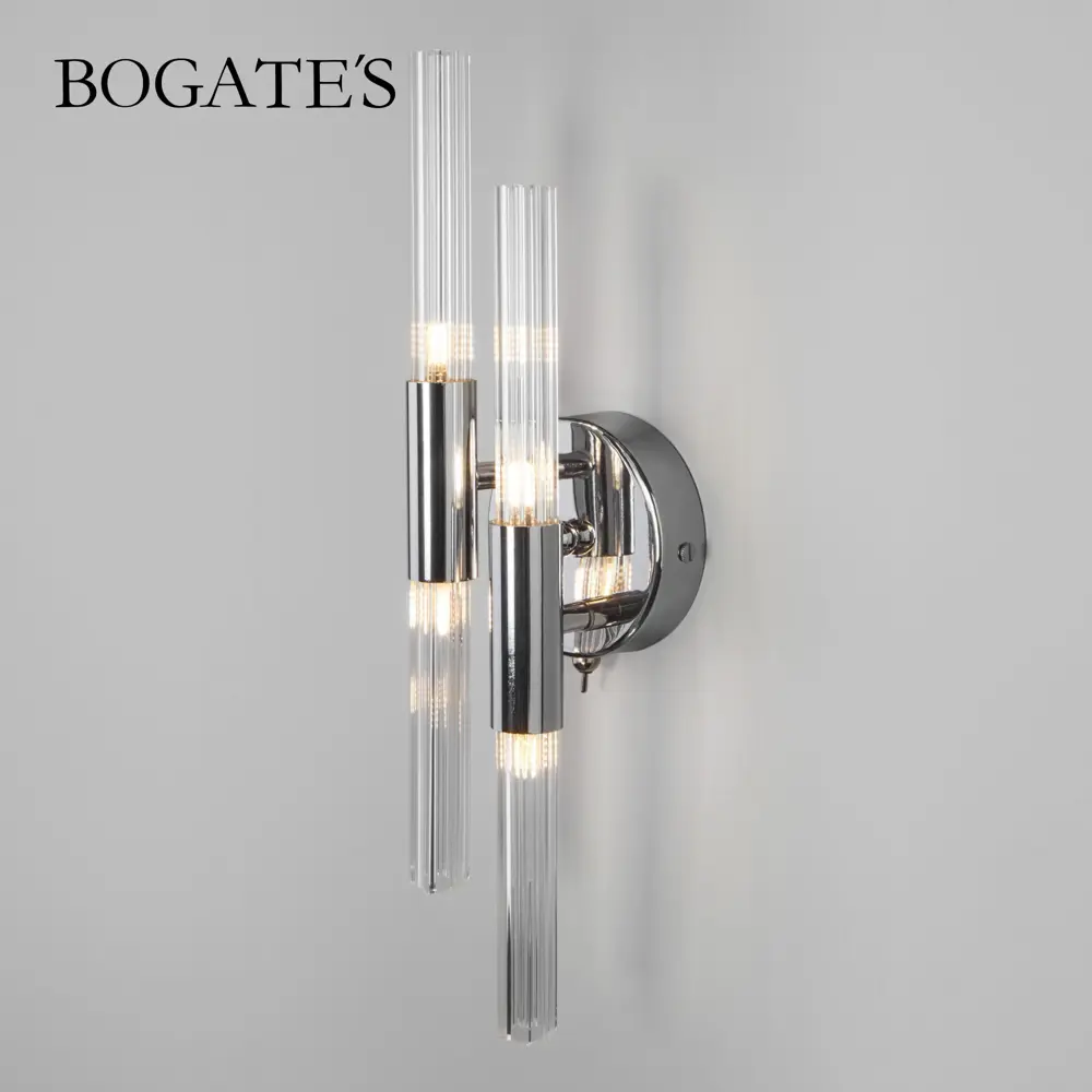 Фото Настенный светильник Bogate's 558/4 цвет бесцветный/прозрачный Фото Настенный светильник Bogate's 558/4 цвет бесцветный/прозрачный