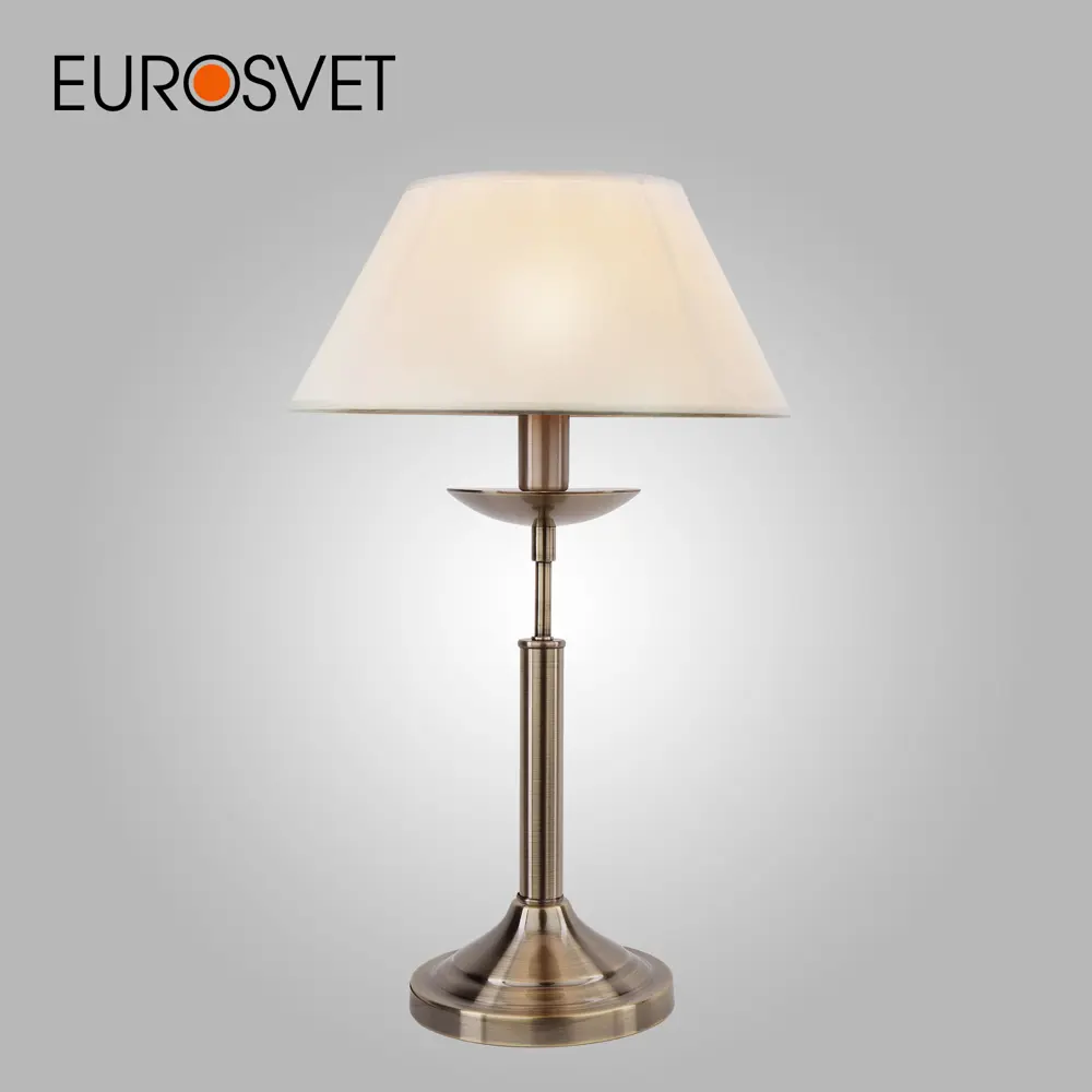 Фото Настольная лампа прикроватная Eurosvet Hotel 00000080134 28см 40 Вт IP20 230В 3 м² цвет Коричневый Фото Настольная лампа прикроватная Eurosvet Hotel 00000080134 28см 40 Вт IP20 230В 3 м² цвет Коричневый