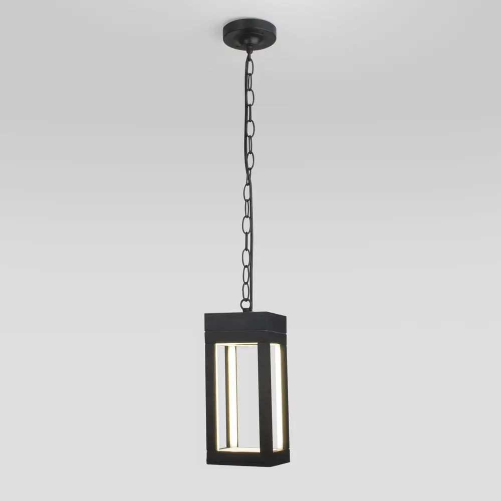Фото 3 Светильник подвесной светодиодный уличный Elektrostandard Frame 1528 Techno IP54 цвет черный Фото 3 Светильник подвесной светодиодный уличный Elektrostandard Frame 1528 Techno IP54 цвет черный