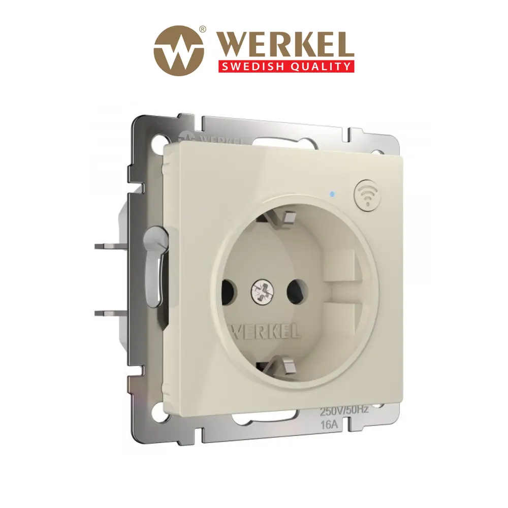 Фото 3 Розетка Wi-Fi Werkel W1171603 цвет слоновая кость Фото 3 Розетка Wi-Fi Werkel W1171603 цвет слоновая кость