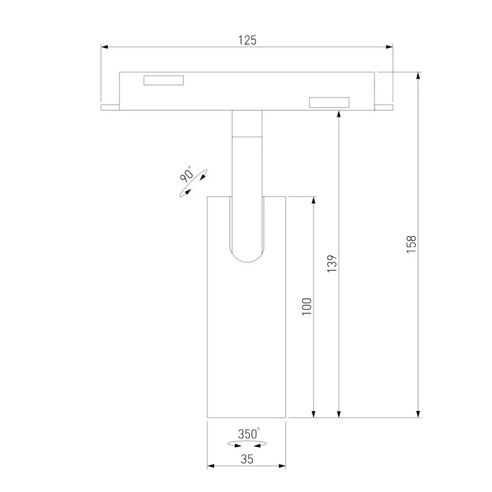 Фото 10 Трековый светильник спот Elektrostandard Slim Magnetic a063530 19см 7 Вт IP20 48В 2 м² Изменение оттенков белого цвет Черный Фото 10 Трековый светильник спот Elektrostandard Slim Magnetic a063530 19см 7 Вт IP20 48В 2 м² Изменение оттенков белого цвет Черный
