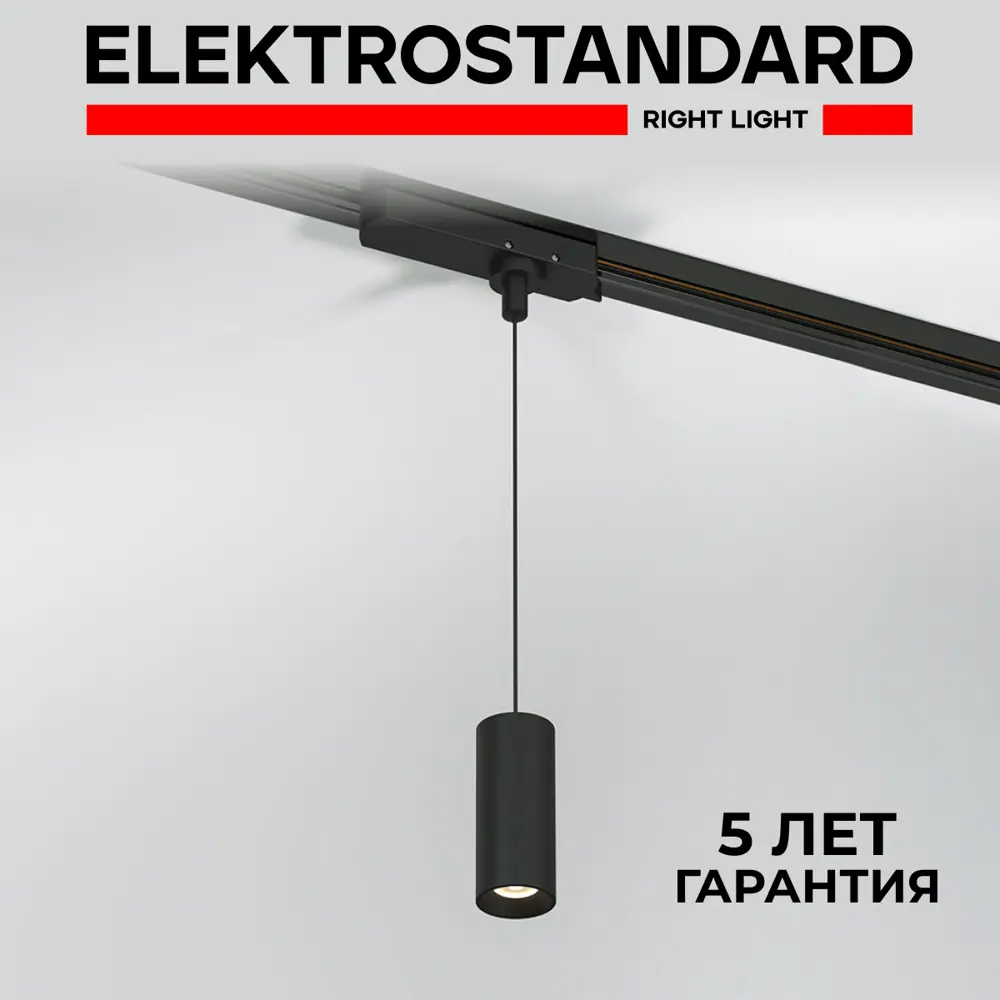 Фото Трековый светильник подвесной светодиодный Elektrostandard A065337 12 Вт 3 м² цвет черный Фото Трековый светильник подвесной светодиодный Elektrostandard A065337 12 Вт 3 м² цвет черный