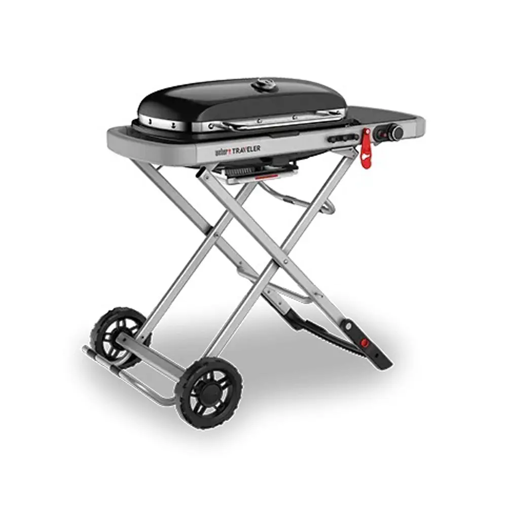 Фото Гриль газовый Weber Traveler сталь 111x59 см Фото Гриль газовый Weber Traveler сталь 111x59 см