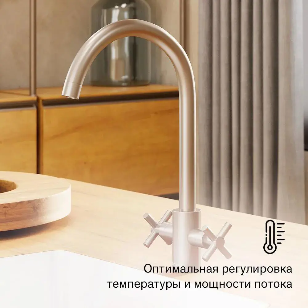 Фото 3 Смеситель для кухни Damixa Neo Classic 280000000 поворотный излив 0 см цвет серый Фото 3 Смеситель для кухни Damixa Neo Classic 280000000 поворотный излив 0 см цвет серый