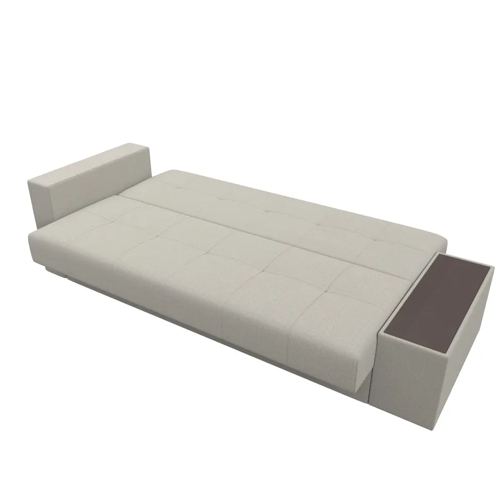 Фото 7 Диван раскладной Лига диванов Диван-книжка Лига-020 стол справа 224x90x84 см рогожка цвет амур бежевый Фото 7 Диван раскладной Лига диванов Диван-книжка Лига-020 стол справа 224x90x84 см рогожка цвет амур бежевый