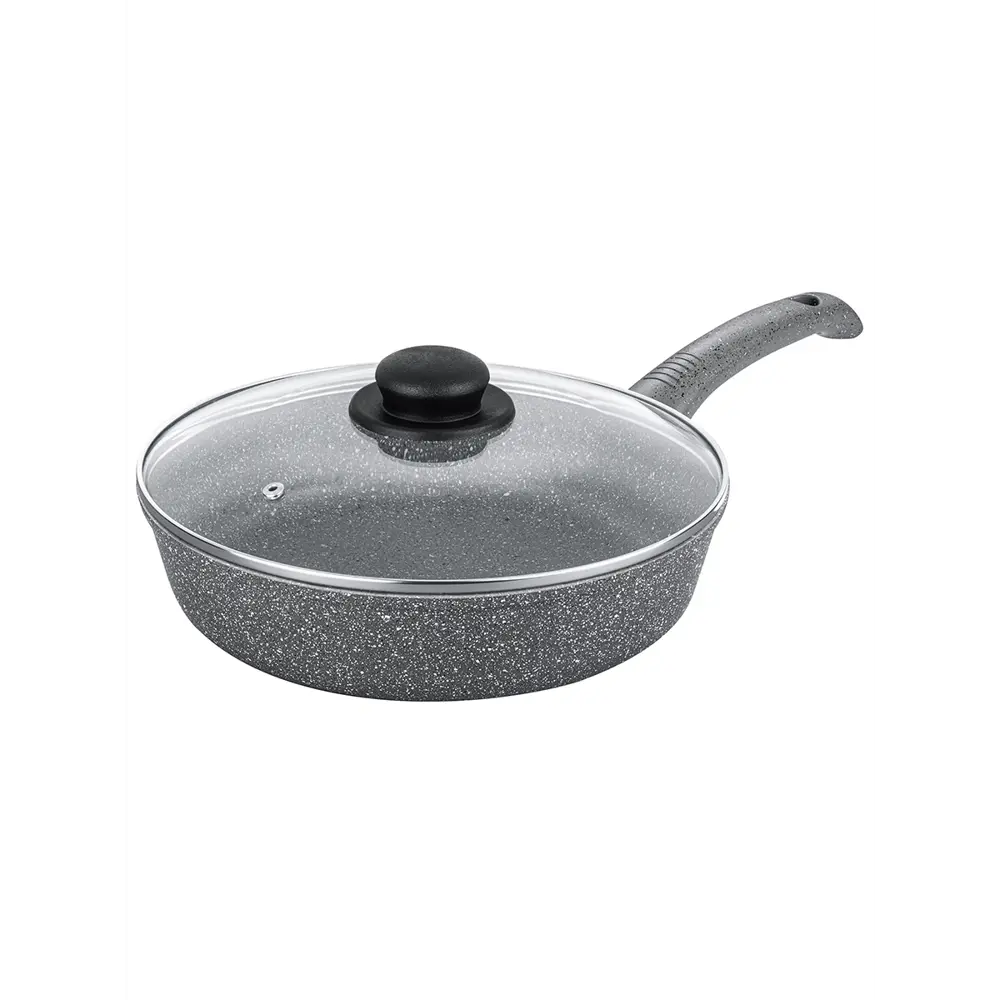 Фото 7 Сковорода с крышкой Elan gallery Гармония вкуса 26 см алюминий цвет серый Фото 7 Сковорода с крышкой Elan gallery Гармония вкуса 26 см алюминий цвет серый