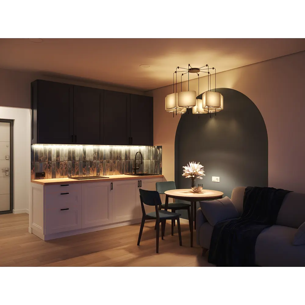 Фото 17 Плитка настенная Cersanit Cascada 29.8x59.8 см 1.45 м² глянцевая цвет синий Фото 17 Плитка настенная Cersanit Cascada 29.8x59.8 см 1.45 м² глянцевая цвет синий