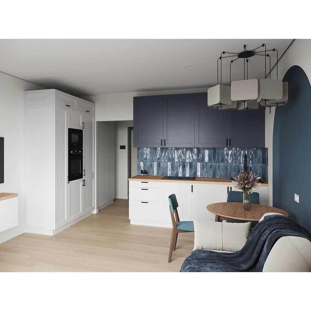 Фото 14 Плитка настенная Cersanit Cascada 29.8x59.8 см 1.45 м² глянцевая цвет синий Фото 14 Плитка настенная Cersanit Cascada 29.8x59.8 см 1.45 м² глянцевая цвет синий