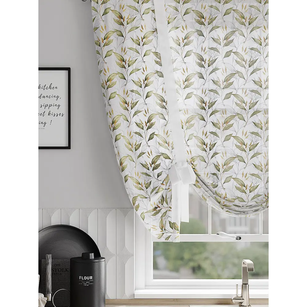 Фото 3 Тюль на шторной ленте At Home Сенмикрос 150x150 см цвет белый Фото 3 Тюль на шторной ленте At Home Сенмикрос 150x150 см цвет белый