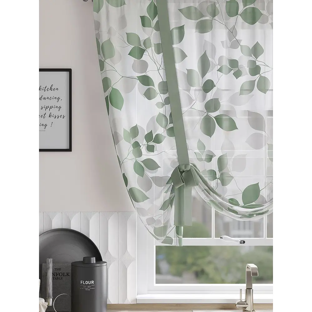 Фото 2 Тюль на шторной ленте At Home Ронифиорс 150x150 см цвет белый Фото 2 Тюль на шторной ленте At Home Ронифиорс 150x150 см цвет белый