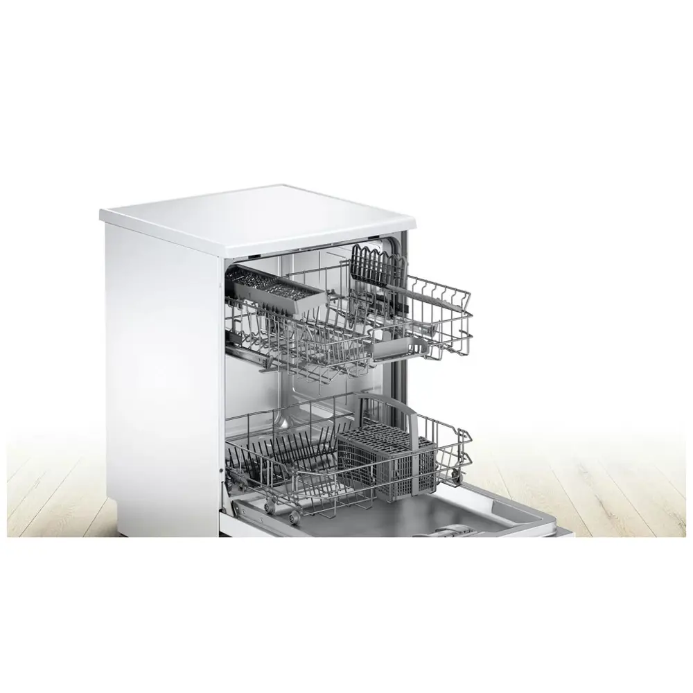 Фото 2 Отдельностоящая посудомоечная машина Bosch SMS45DW10Q 60 см 5 программ цвет белый Фото 2 Отдельностоящая посудомоечная машина Bosch SMS45DW10Q 60 см 5 программ цвет белый