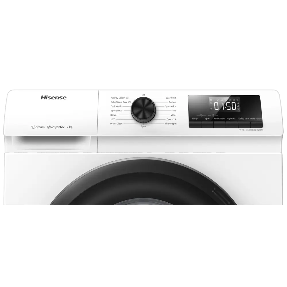 Фото 3 Стиральная машина Hisense Wfqp7012vm 59.5x84.5x43.5 см 7 кг белая Фото 3 Стиральная машина Hisense Wfqp7012vm 59.5x84.5x43.5 см 7 кг белая