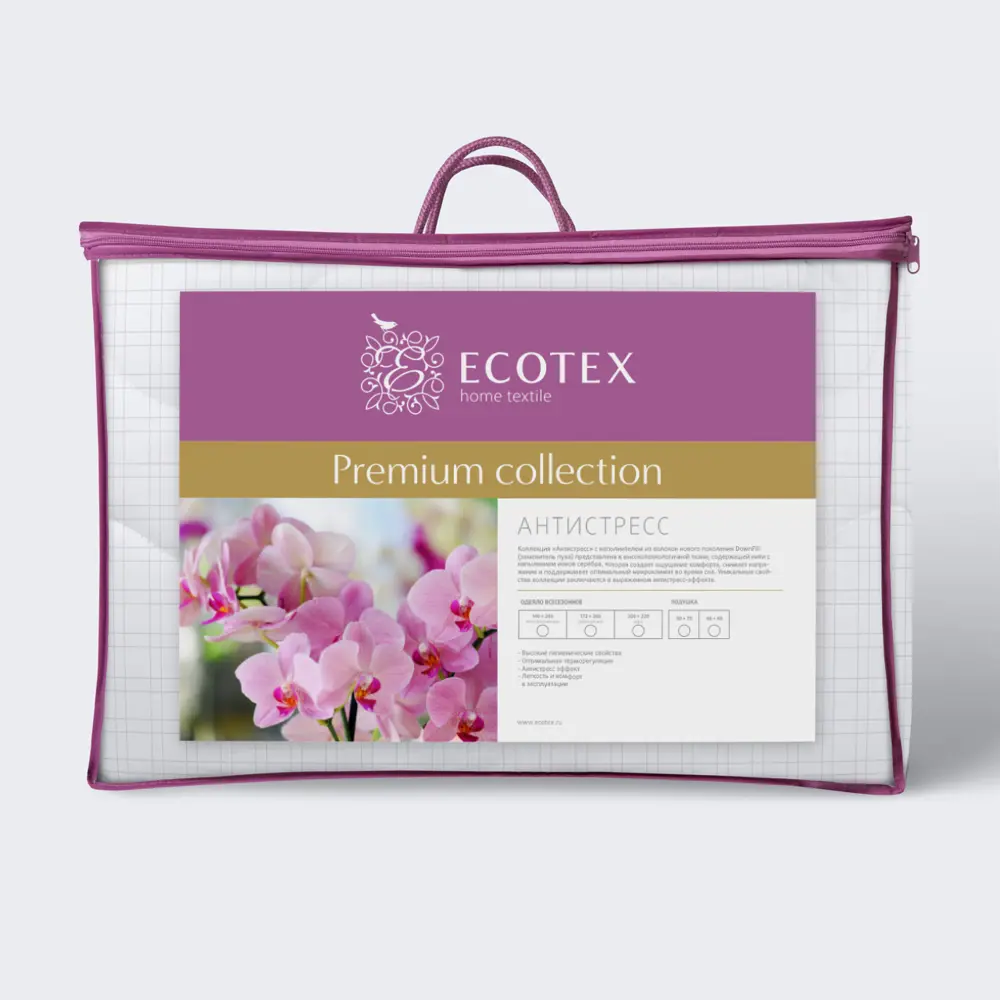 Фото 2 Одеяло Ecotex Антистресс Премиум 140x205 см, искусственный пух Фото 2 Одеяло Ecotex Антистресс Премиум 140x205 см, искусственный пух