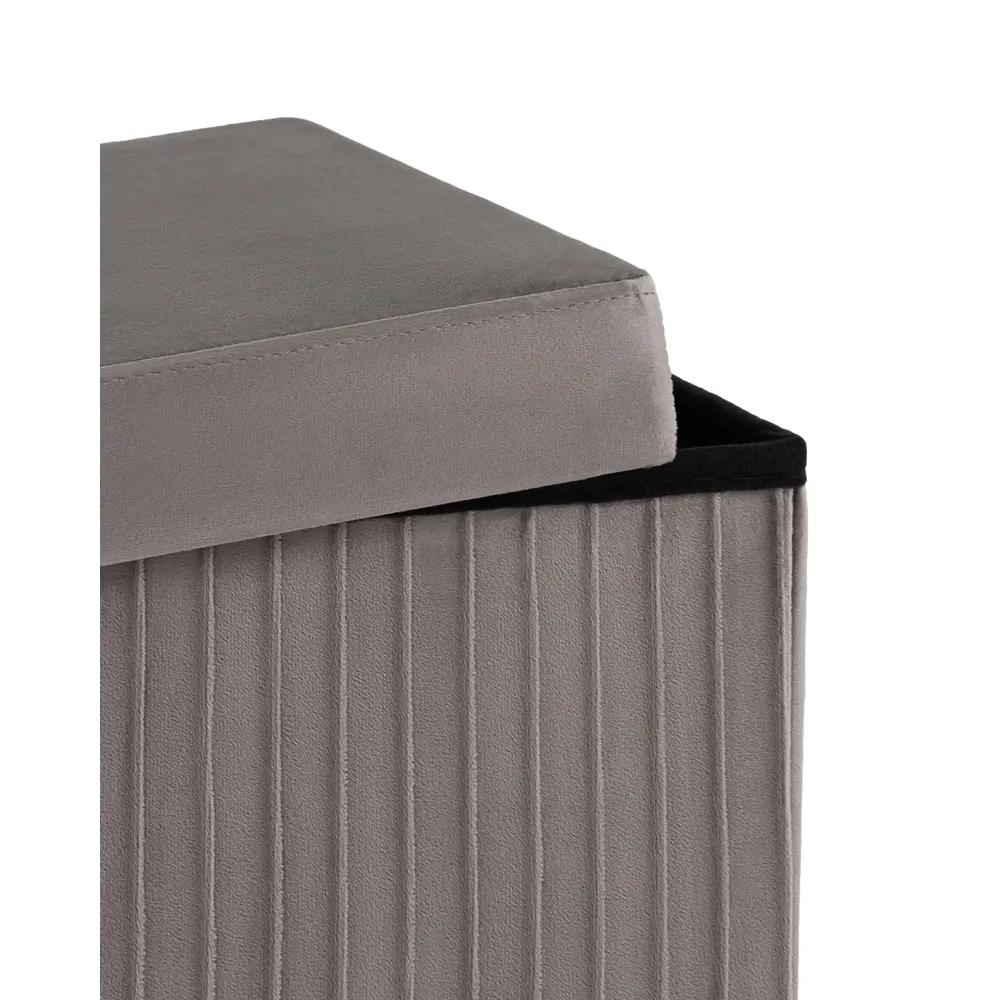 Фото Пуф велюр складной с ящиком Stool Group HS15-F12 V17 BOX2, 38x38 см, цвет антрацитовый Фото Пуф велюр складной с ящиком Stool Group HS15-F12 V17 BOX2, 38x38 см, цвет антрацитовый