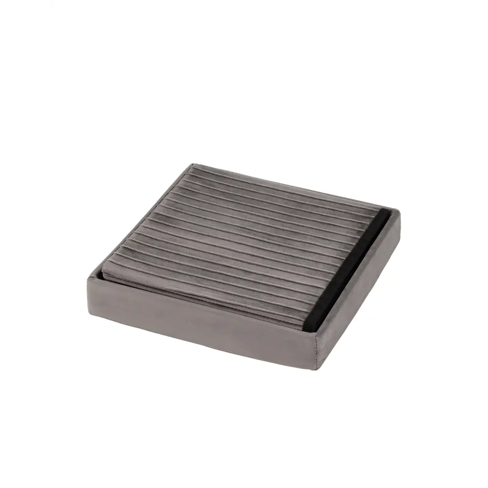 Фото 3 Пуф велюр складной с ящиком Stool Group HS15-F12 V17 BOX2, 38x38 см, цвет антрацитовый Фото 3 Пуф велюр складной с ящиком Stool Group HS15-F12 V17 BOX2, 38x38 см, цвет антрацитовый