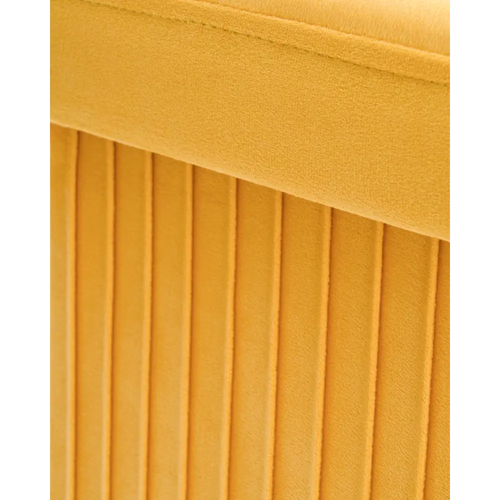 Фото 5 Пуф велюр складной с ящиком Stool Group HS15-F12 V20, 38x38 см, цвет жёлтый