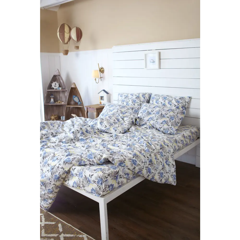 Фото 2 Комплект постельного белья евро Tm Textile Весна FL_047, цвет разноцветный Фото 2 Комплект постельного белья евро Tm Textile Весна FL_047, цвет разноцветный
